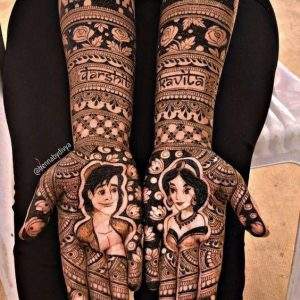 bridal mehendi design