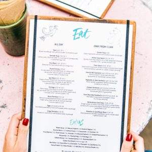 Menu On Restaurant Business