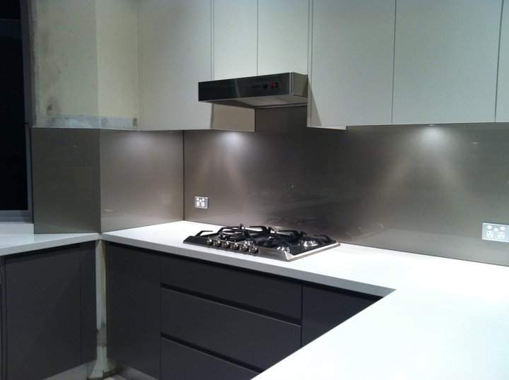 Metallic Glass Splashbacks