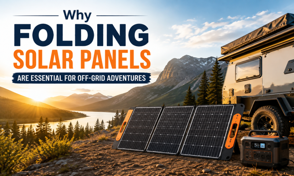 Why Folding Solar Panels Are Essential for Off-Grid Adventures